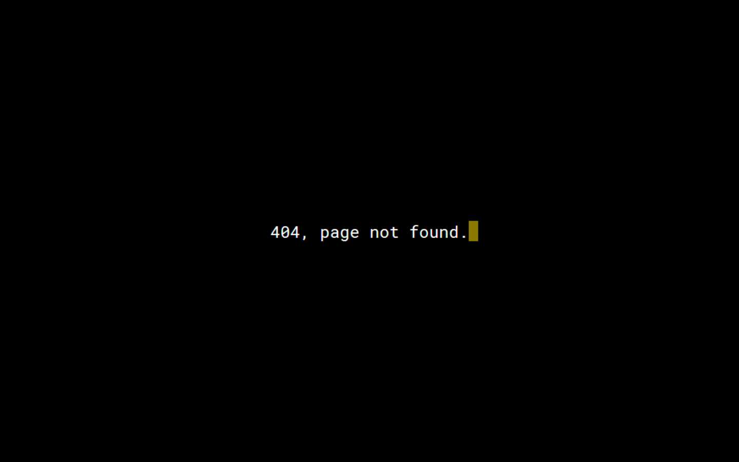 Page not found — Sorry